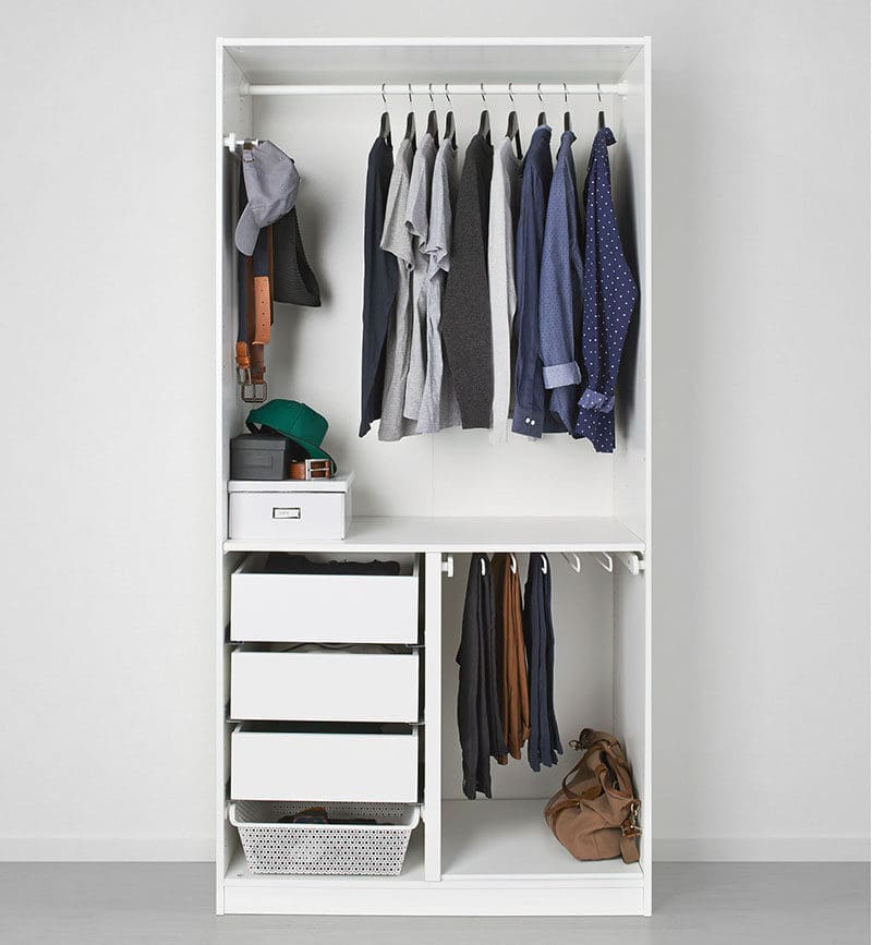customized closet system for small spaces
