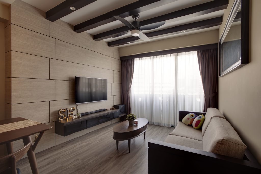 Space factor HDB living room