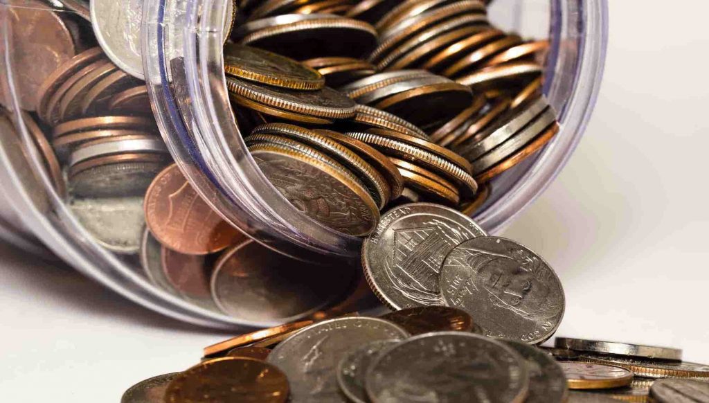 coins saving budget for renovation