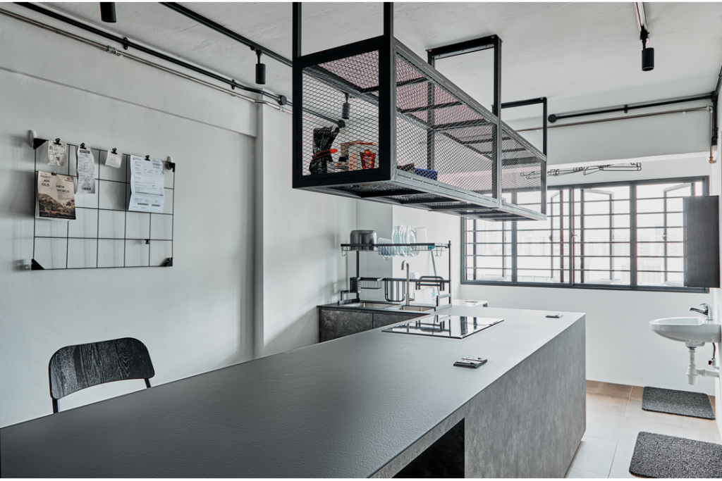 industrial interior design, kitchen