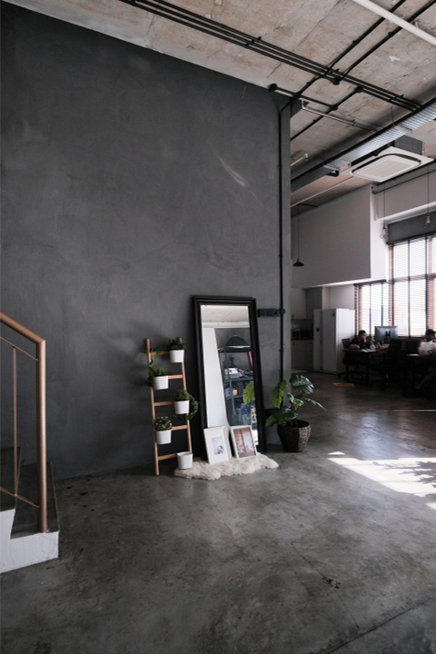 industrial interior design, commercial