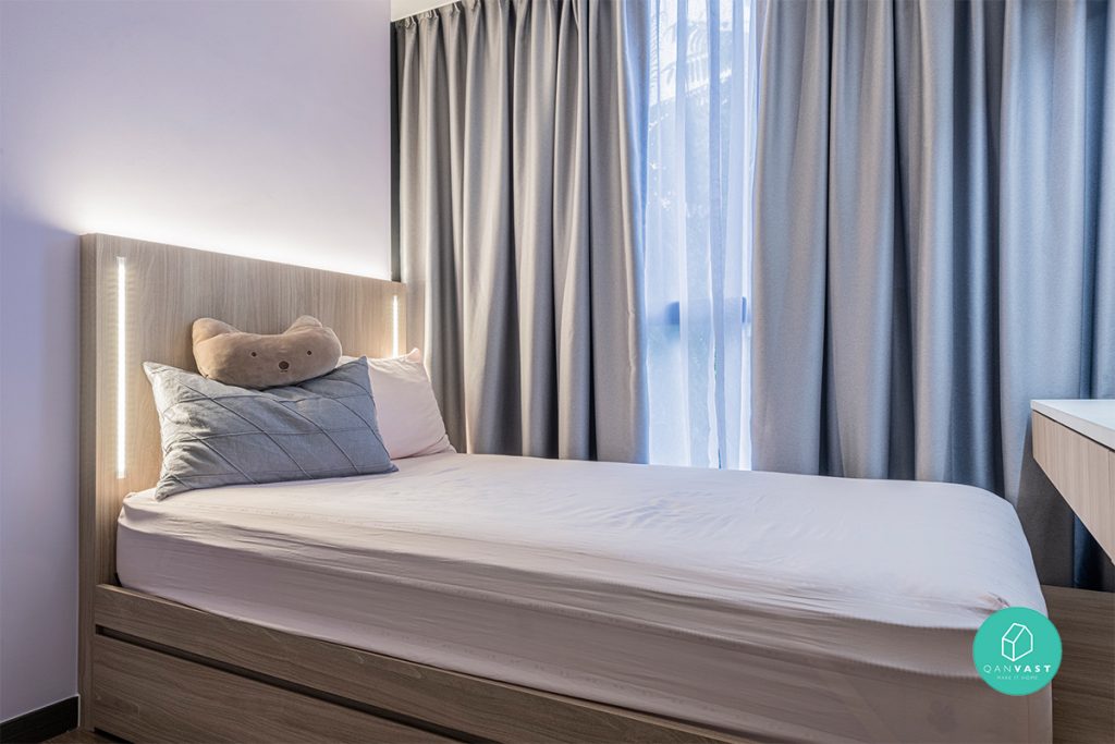 bedroom, contemporary interior design, condo interior design