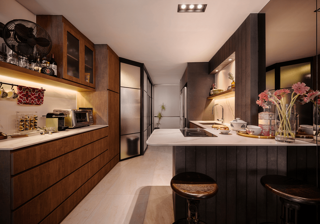 space factor kitchen design earthy modern eunos-min
